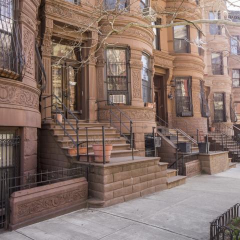 brownstone, traditional, staircase, 