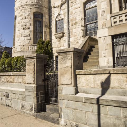 mansion, stone, traditional, wood, 