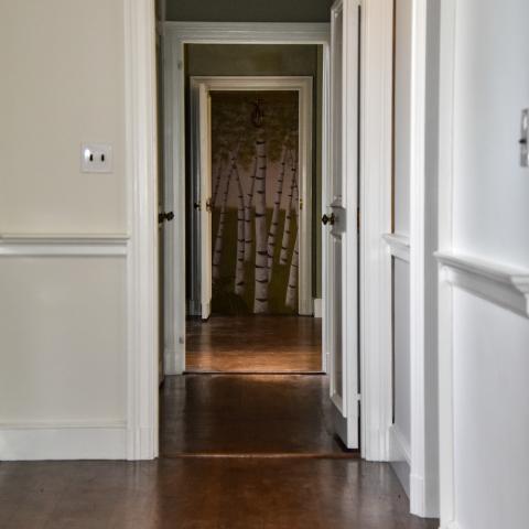 mansion, estate, pool, empty room, staircase, 