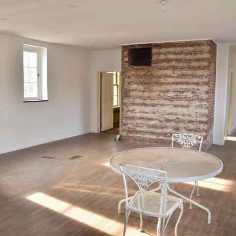 mansion, estate, pool, empty room, staircase, 