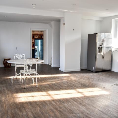 mansion, estate, pool, empty room, staircase, 