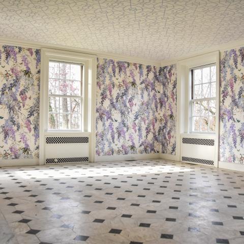 mansion, estate, pool, empty room, staircase, 