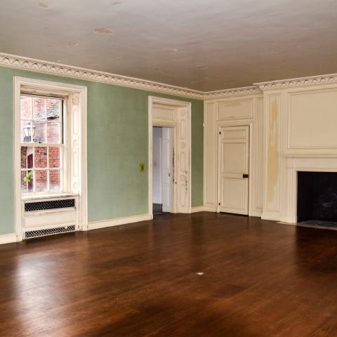 mansion, estate, pool, empty room, staircase, 