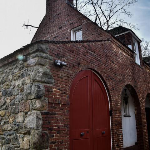 mansion, estate, pool, empty room, staircase, 