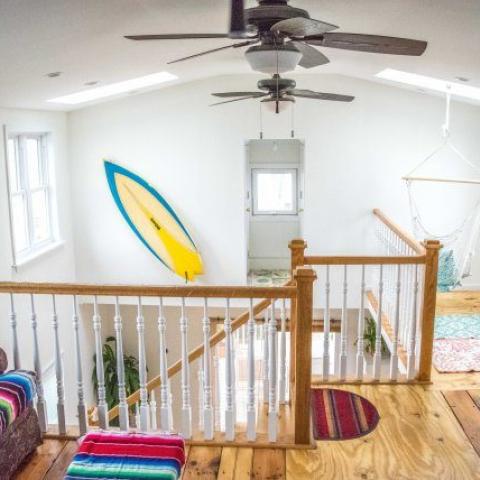 funky, colorful, bohemian, deck, 