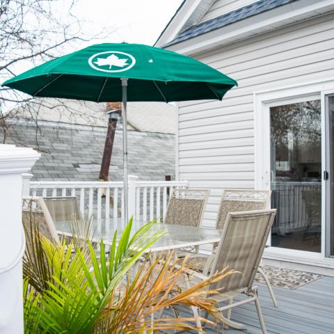 funky, colorful, bohemian, deck, 