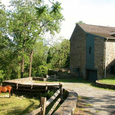 farm, barn, pool, rustic, 