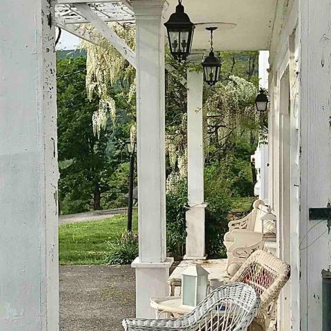 victorian, traditional, white, garden, 