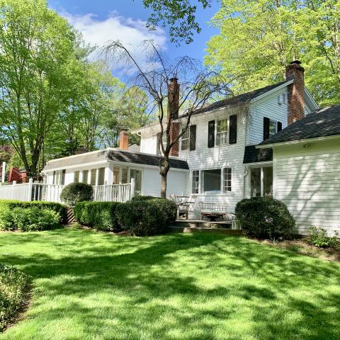 contemporary, traditional, white, light, airy, deck, stone, porch, 