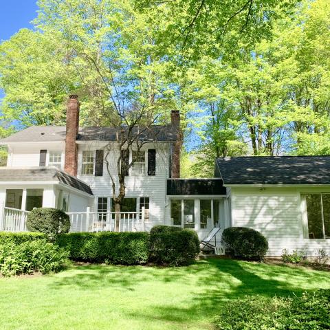 contemporary, traditional, white, light, airy, deck, stone, porch, 