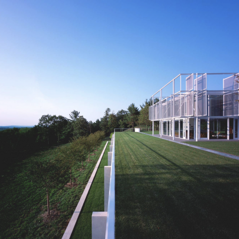 modern, light, glass, pool, estate, field, 