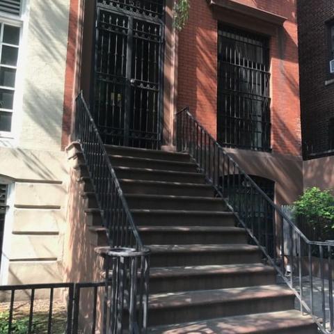 townhouse, traditional, library, 