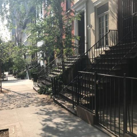 townhouse, traditional, library, 