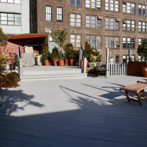 loft, light, airy, white, rooftop, 