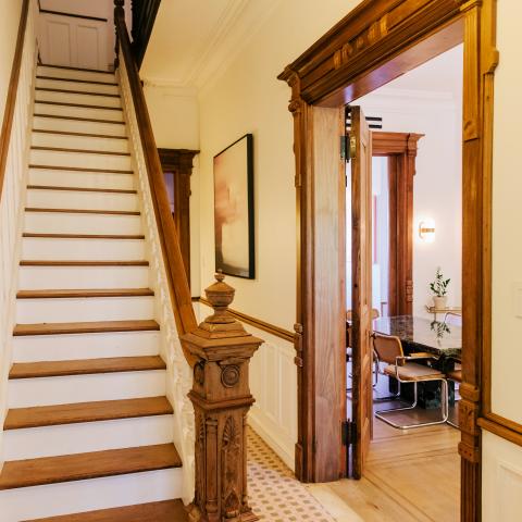 brownstone, townhouse, traditional, kitchen, contemporary, staircase, 