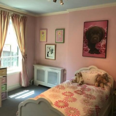 townhouse, traditional, library, 