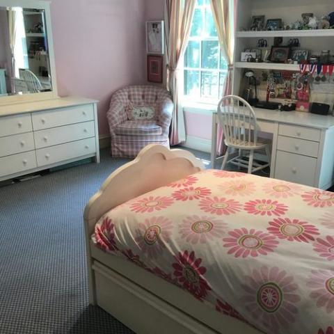 townhouse, traditional, library, 