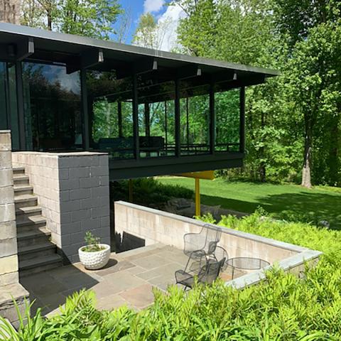 modern, minimal, minimalist, light, glass, patio, lake, 