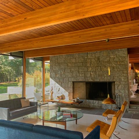 modern, minimal, minimalist, light, glass, patio, lake, 