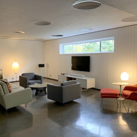 modern, minimal, minimalist, light, glass, patio, lake, 