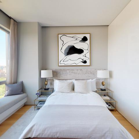 penthouse, apartment, modern, light, city view, terrace, 