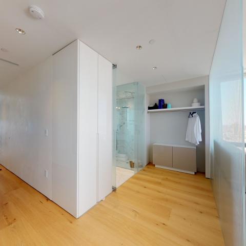 penthouse, apartment, modern, light, city view, terrace, 