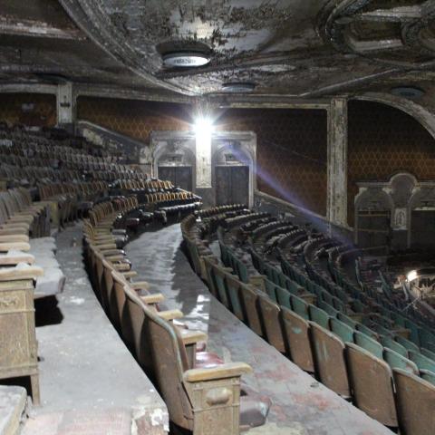 theater, distressed, 