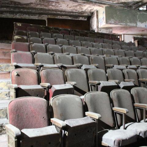 theater, distressed, 