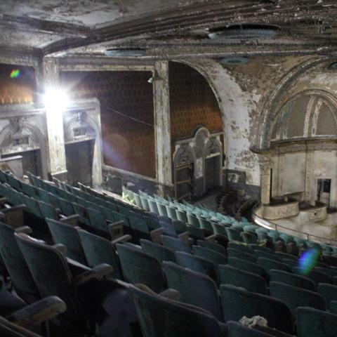 theater, distressed, 