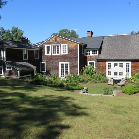 country, rustic, garden, pool, 