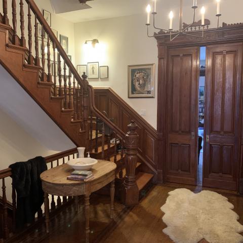 brownstone, traditional, bathroom, 