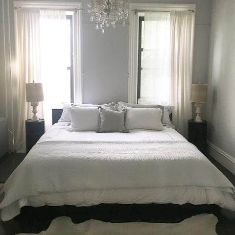 brownstone, townhouse, contemporary, modern, white, light, bathroom, kitchen, 