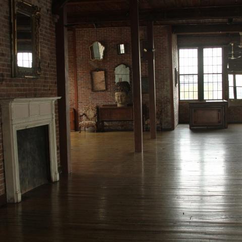 eclectic, bohemian, loft, artist loft, distressed, traditional, apartment, staircase, elevator, 