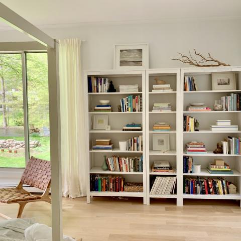 contemporary, traditional, white, light, airy, deck, stone, porch, 