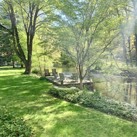 contemporary, traditional, white, light, airy, deck, stone, porch, 