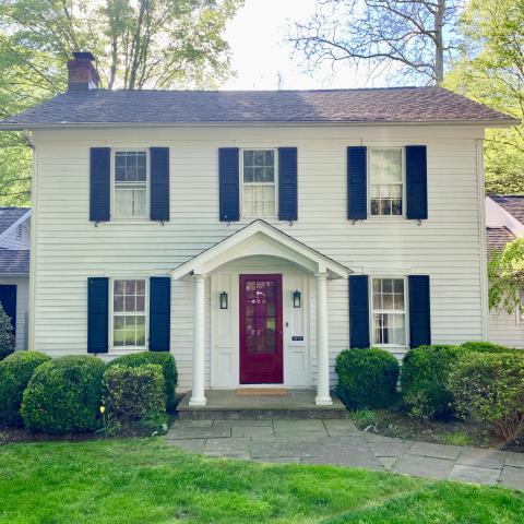 contemporary, traditional, white, light, airy, deck, stone, porch, 