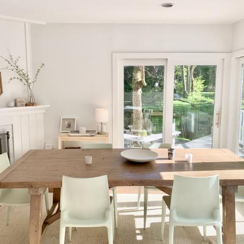 contemporary, traditional, white, light, airy, deck, stone, porch, 