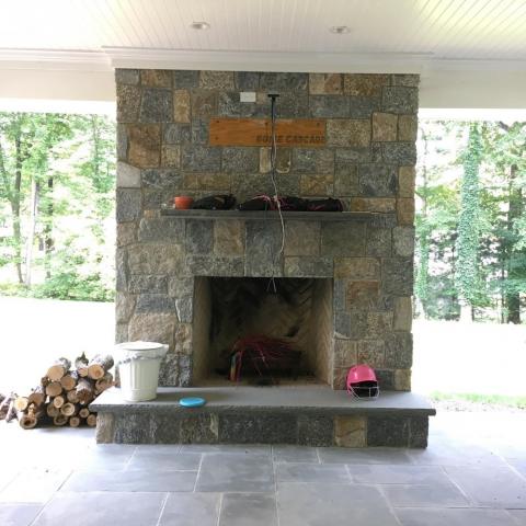 contemporary, stone, deck, fireplace, kitchen, bathroom, porch, staircase, 