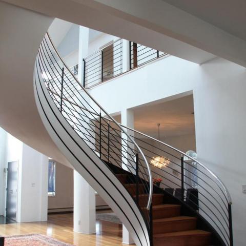 loft, townhouse, contemporary, staircase, kitchen, bathroom, 