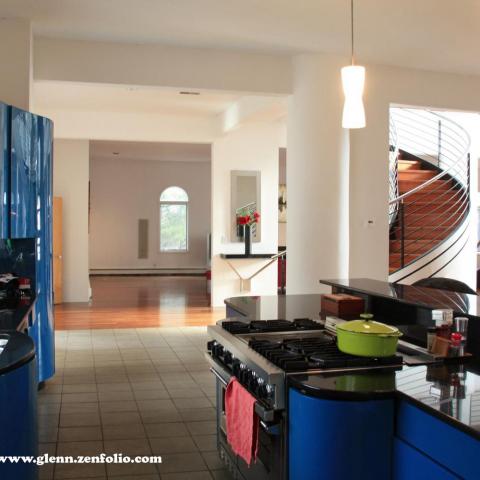 loft, townhouse, contemporary, staircase, kitchen, bathroom, 