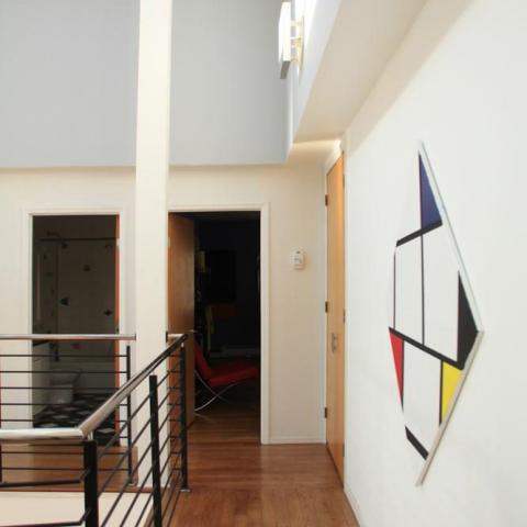 loft, townhouse, contemporary, staircase, kitchen, bathroom, 