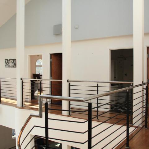 contemporary, kitchen, bathroom, staircase, suburban, 