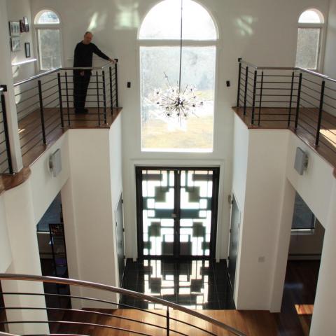 contemporary, kitchen, bathroom, staircase, suburban, 