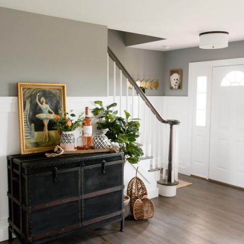 contemporary, suburban, kitchen, garden, 