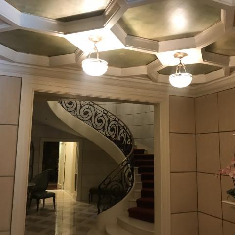 upscale, opulent, grand, traditional, townhouse, mansion, 