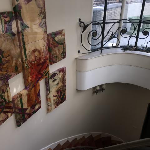 upscale, opulent, grand, traditional, townhouse, mansion, 