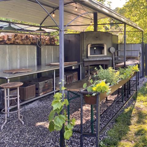 farm, greenhouse, field, rural, country, kitchen, 