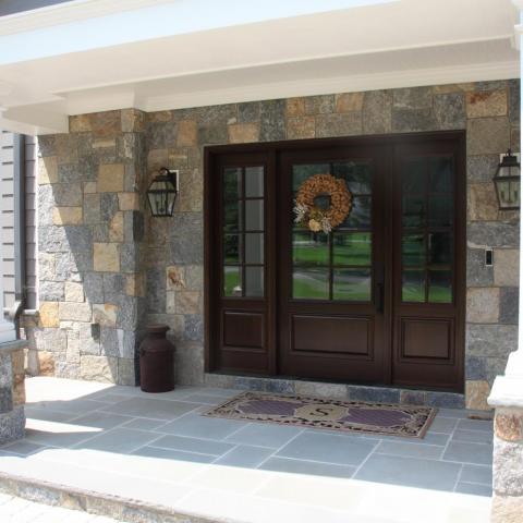 contemporary, stone, deck, fireplace, kitchen, bathroom, porch, staircase, 