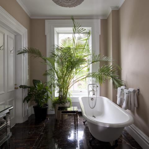 brownstone, townhouse, staircase, light, airy, upscale, bathroom, kitchen, 