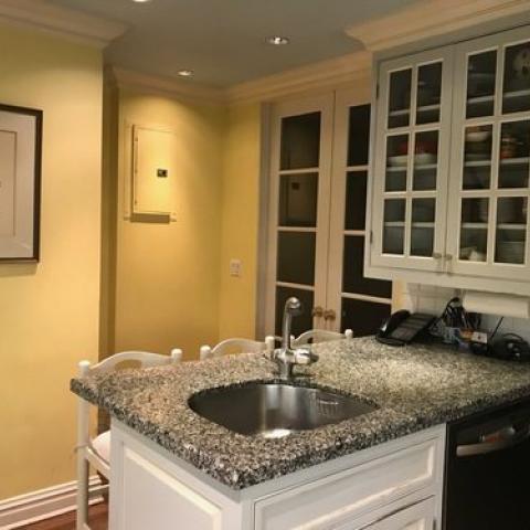 townhouse, traditional, library, 